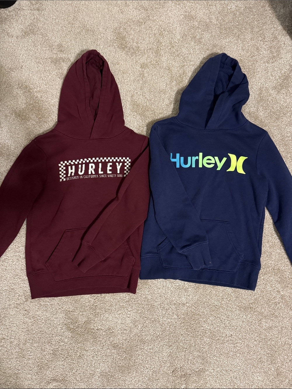 Boys Hurley Hoodies SET OF 2